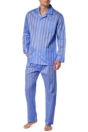 Novila Herren Pyjama Baumwolle & Mix Gestreift
