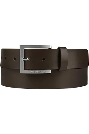 Karl Lagerfeld Herren Gürtel Glattleder