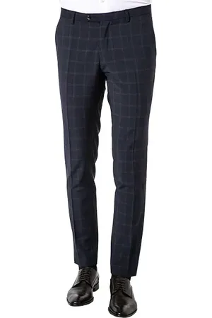 Cg Herren Hose kariert Slim Fit