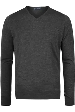 JOHN SMEDLEY Herren V-Pullover unifarben