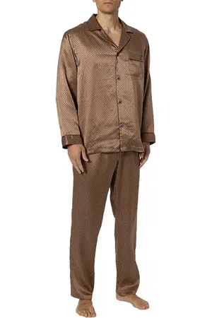 Zimmerli Herren Pyjama Seide unifarben