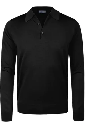 JOHN SMEDLEY Herren Polo Pullover unifarben