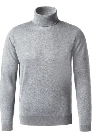 JOHN SMEDLEY Herren Rollkragenpullover unifarben