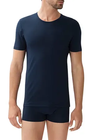 Zimmerli Herren T-Shirt Baumwolle & Mix unifarben