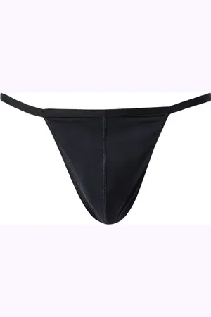Hom Herren Stringtanga Mikrofaser/Funktion unifarben