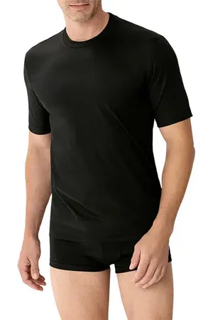 Zimmerli Herren T-Shirt Sea Island Baumwolle unifarben