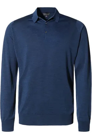JOHN SMEDLEY Herren Polo Pullover unifarben