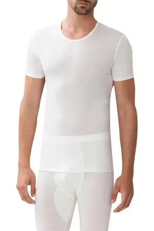 Zimmerli Herren T-Shirt Seidenmix unifarben