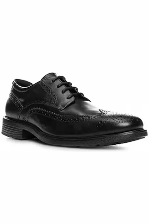 Geox Herren Budapester Glattleder