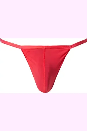 Hom Herren Stringtanga Mikrofaser/Funktion unifarben