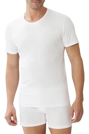 Zimmerli Herren T-Shirt Sea Island Baumwolle unifarben