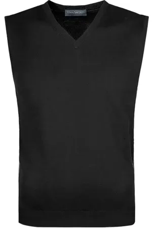 JOHN SMEDLEY Herren V-Pullunder unifarben