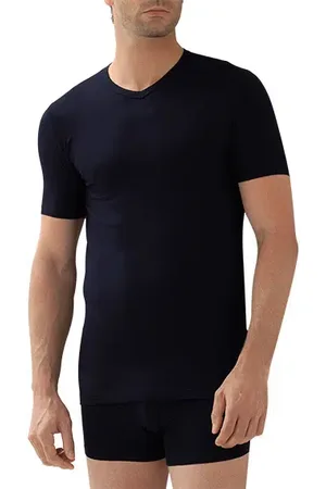 Zimmerli Herren T-Shirt Viskose/Modal unifarben