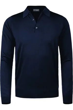 JOHN SMEDLEY Herren Polo Pullover unifarben