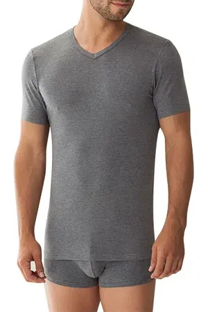 Zimmerli Herren T-Shirt Viskose/Modal unifarben