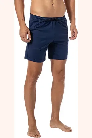 Novila Herren Pyjamahose Jersey-Baumwolle unifarben
