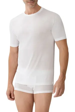 Zimmerli Herren T-Shirt Merc. Baumwolle unifarben