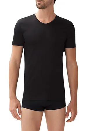 Zimmerli Herren T-Shirt Sea Island Baumwolle unifarben