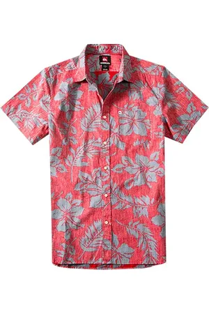 Quiksilver Herren Kurzarmhemd geblümt