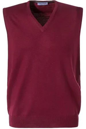 Gran Sasso Herren Pullunder unifarben