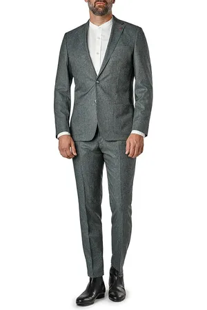 Roy Robson Herren Anzug gemustert Slim Fit