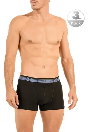 Hom Herren Trunks Baumwolle & Mix unifarben