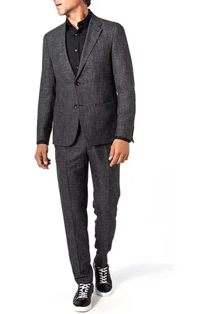 Strellson Herren Anzug meliert Slim Fit