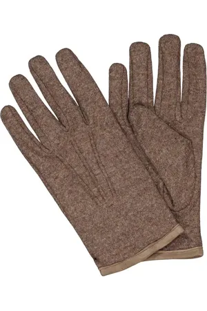 Boggi Milano Herren Handschuhe Schur-Wolle meliert