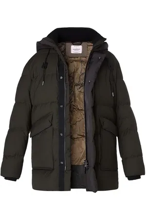 handstich Herren Daunenjacke unifarben