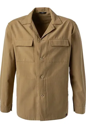 Boggi Milano Herren Overshirt unifarben