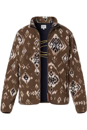 Camel Active Herren Fleecejacke gemustert