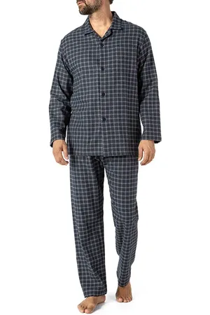 Novila Herren Pyjama Flanelle Kariert