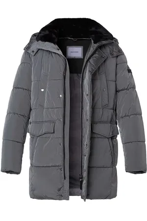 Pierre Cardin Herren Parka unifarben