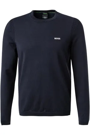HUGO BOSS Herren Pullover unifarben
