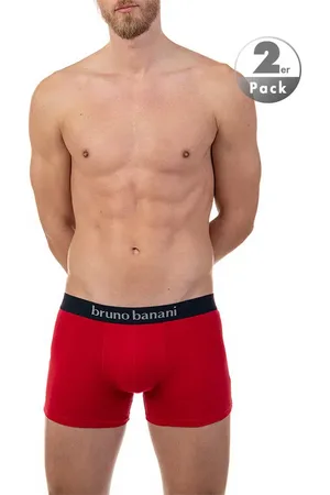 Bruno Banani Herren Trunks Baumwolle & Mix Geprintet