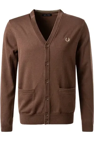 Fred Perry Herren Cardigan unifarben