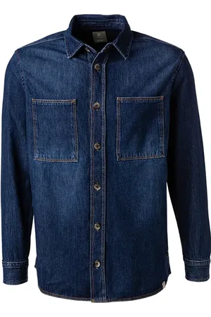 Boggi Milano Herren Jeanshemd