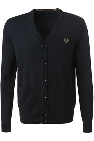 Fred Perry Herren Cardigan unifarben