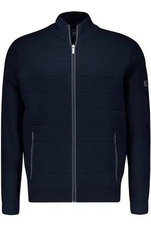 Bugatti Herren Cardigan unifarben
