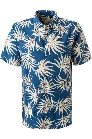 Quiksilver Herren Kurzarmhemd geblümt