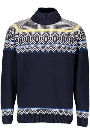 Ragman Herren Stehkragenpullover unifarben