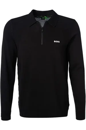 HUGO BOSS Herren Troyer unifarben