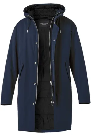 Marc O’ Polo Herren Parka unifarben