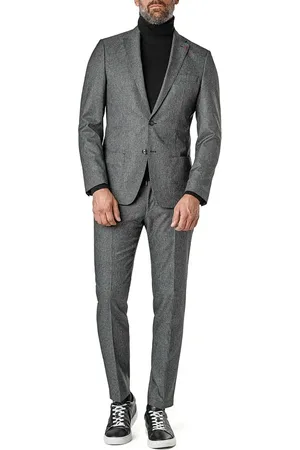 Roy Robson Herren Anzug gemustert Slim Fit