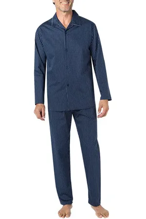 Novila Herren Pyjama Baumwolle & Mix Gemustert