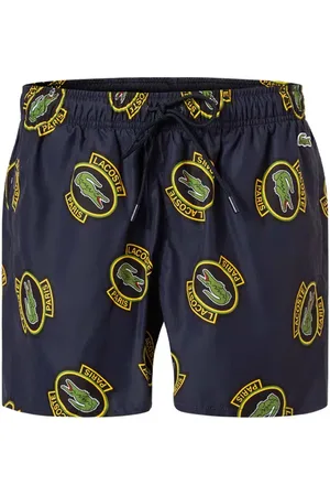 Lacoste Herren Badeshorts Mikrofaser Gemustert