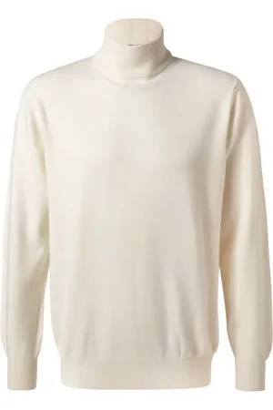 Cipriani Herren Stehkragenpullover unifarben