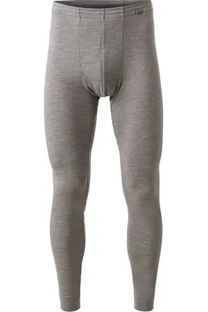 Calida Herren Lange Unterhose Schurwollmix unifarben
