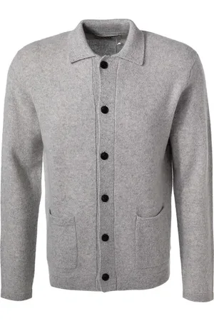 Juvia Herren Cardigan unifarben