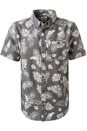 Quiksilver Herren Kurzarmhemd geblümt